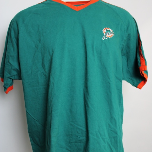 1999 Vintage Miami Dolphins Embroidered Tee XL - Picture 1 of 6